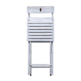 Table et chaises pliables pour rangement facile