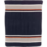 Plaid jacquard recyclé Gioia Marine 140 x 185