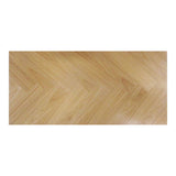Plaques d'extension Amora en placage chêne à chevrons pour table à manger