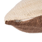 La Housse de Coussin Cocoa Patchwork - Marron Naturel