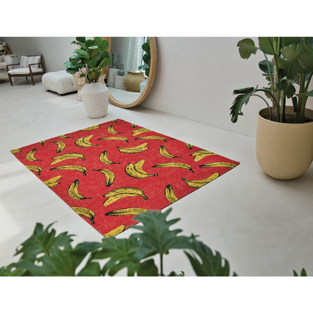 Tapis Eco - Miami Rouge - Tapis rouge