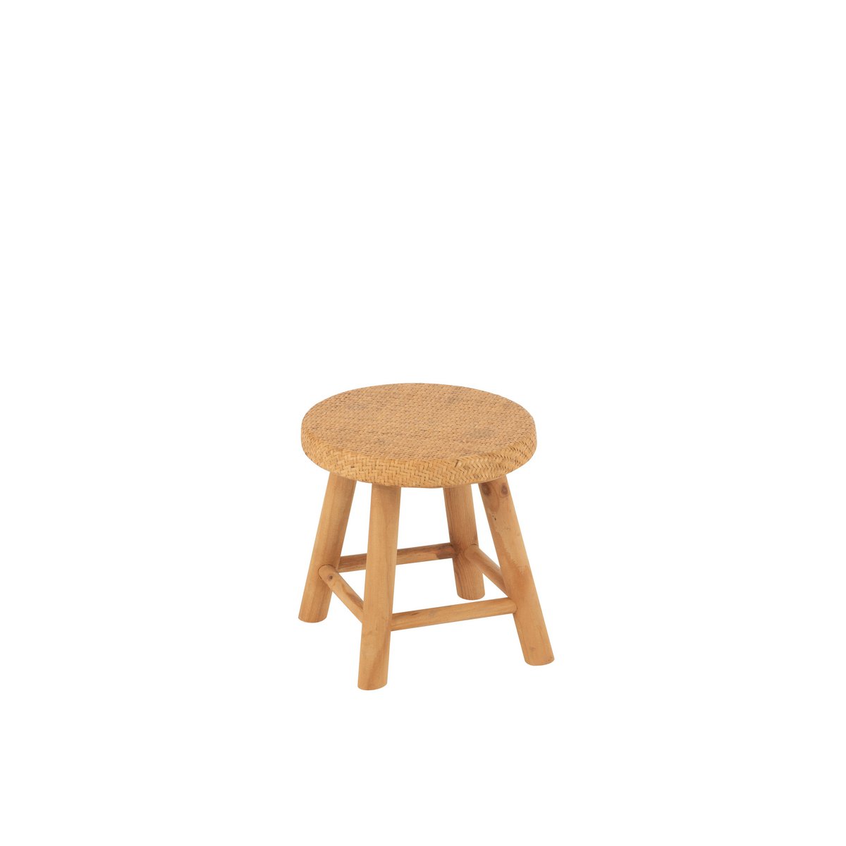 Tabouret rond J-Line avec éclairage naturel, décor élégant