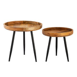 Table d'appoint Bois autour de Ø 40 ou 50 cm Vancouver table basse table de salon
