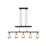 Spot suspendu Lindita en métal et verre, design élégant et moderne