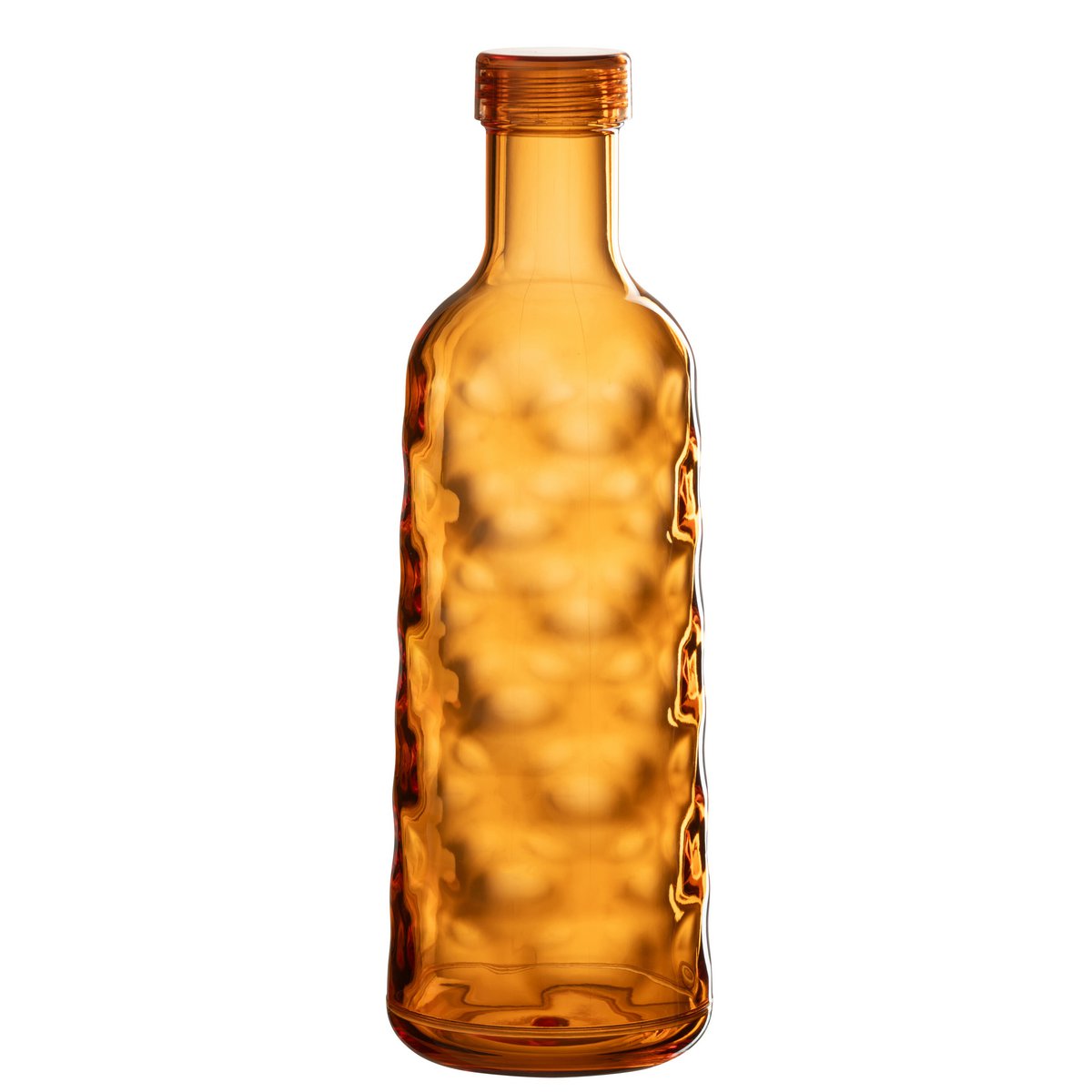 Bouteille J-Line Hammered en plastique orange, vue avant