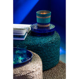 Détail de la finition en métal bleu des boîtes Nag - élégance et sophistication