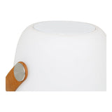 Vue rapprochée de la finition blanche de la Lampe LED Cardiff