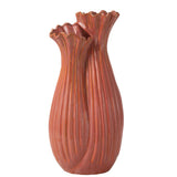 Vase Botanica Duo J-Line en céramique cuivre rose, 53,5 cm de haut