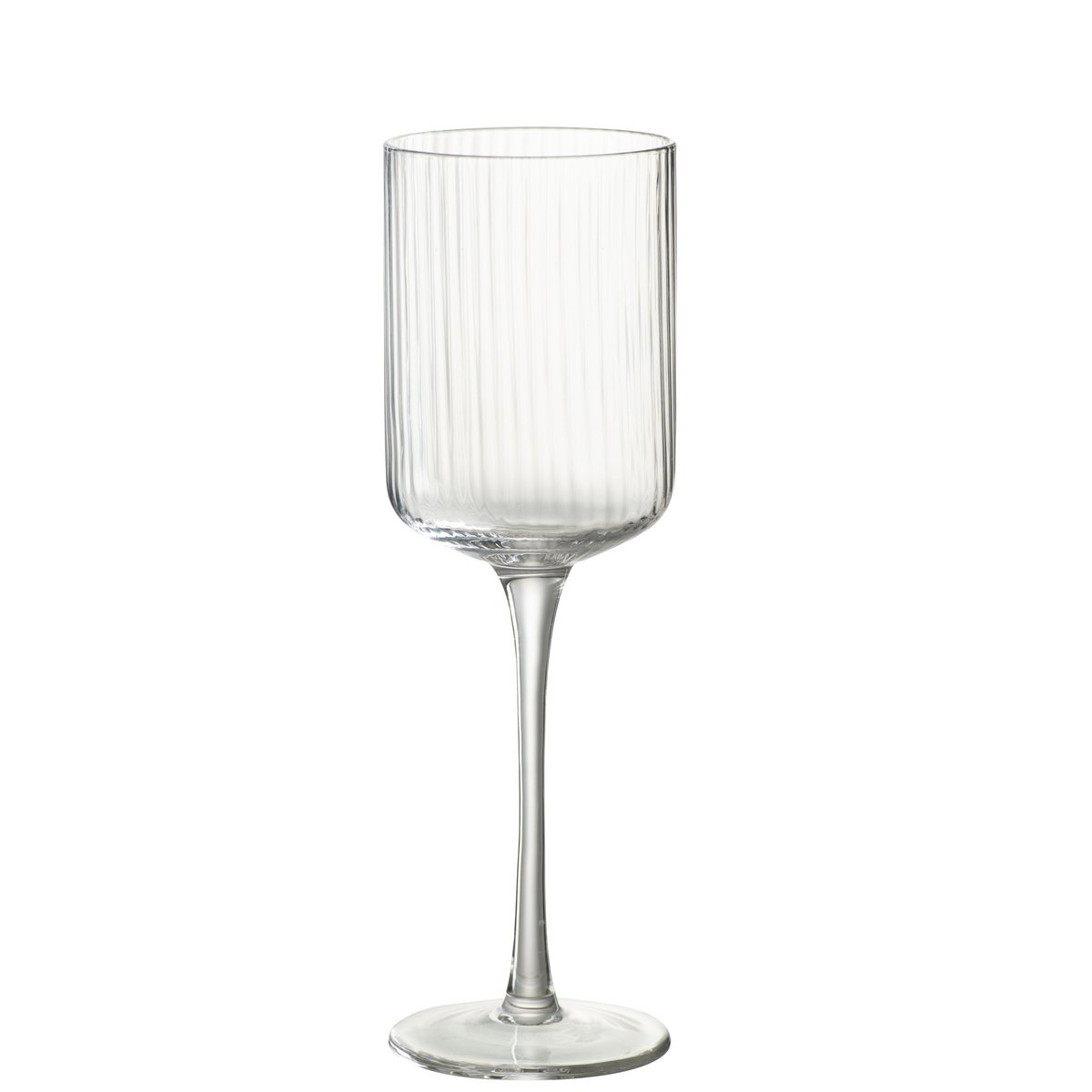 Verre à vin J-Line Ralp en verre transparent, élégant et raffiné