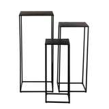 Ensemble de tables d'appoint Quinty Noir