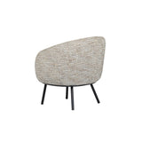 Vue latérale de la chaise longue Mars Coco, design moderne