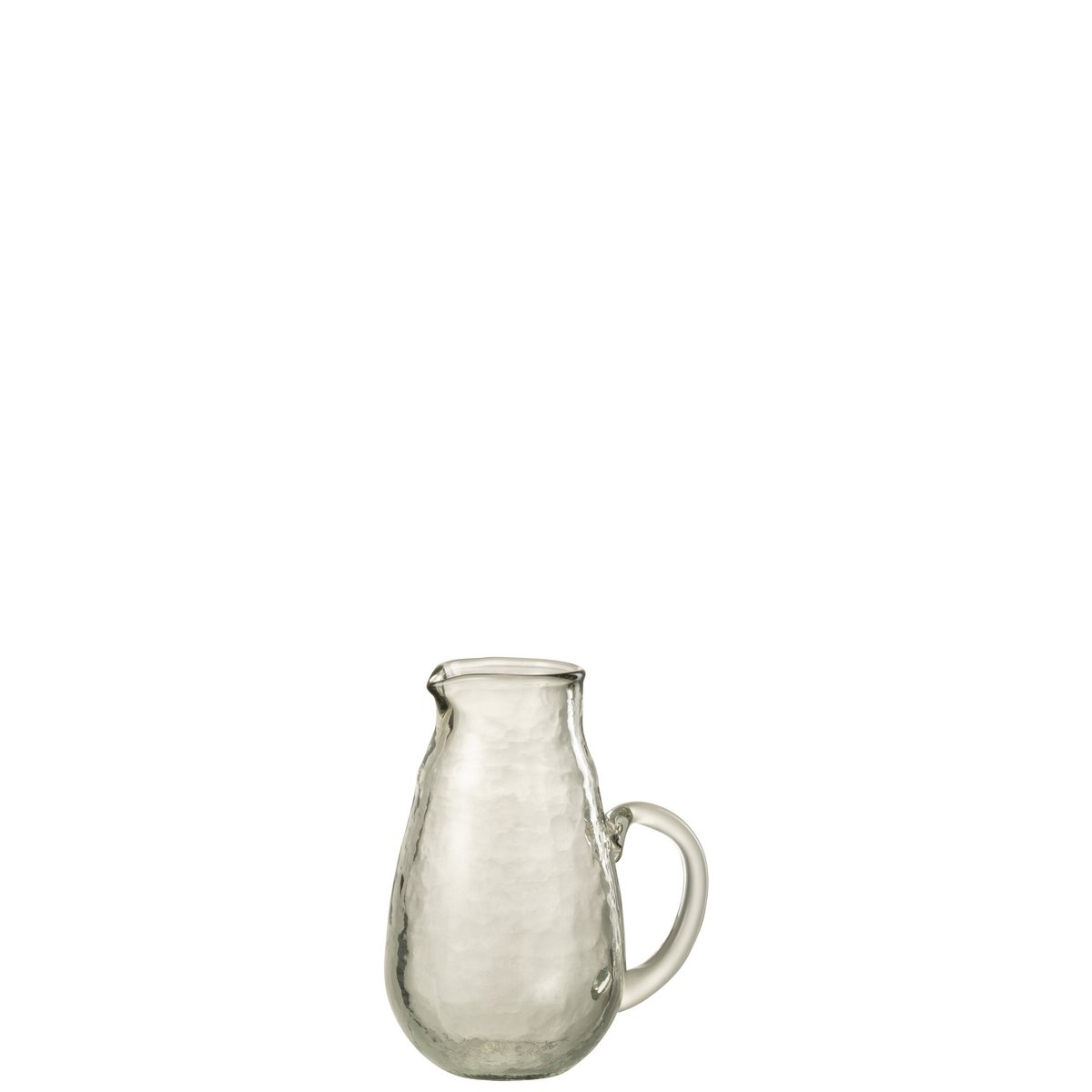 Détail de la carafe J-Line, dimensions compactes et finition soignée.