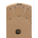 Détail de l'horloge murale J-Line en bois naturel
