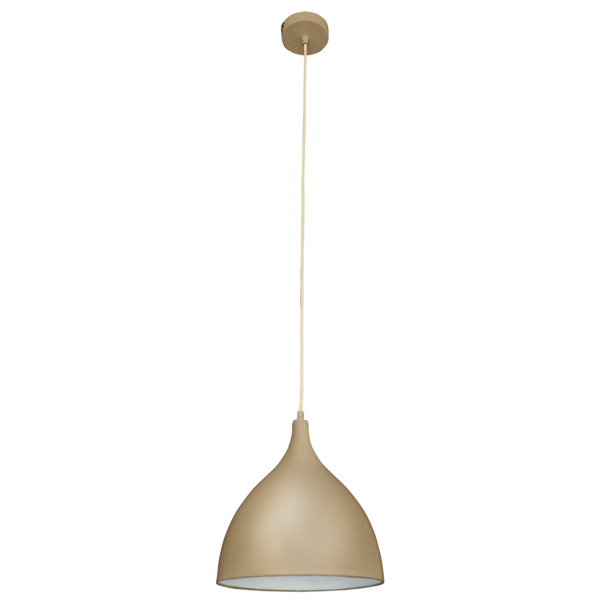 Pendentif tête d'épingle marron en métal de Näve, design élégant