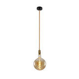 Lampe décorative "Ontario" MetalBaldachin "Ontario" fait de métal en alt et jute, version E27, éclairage pour le salon ou le bureau.