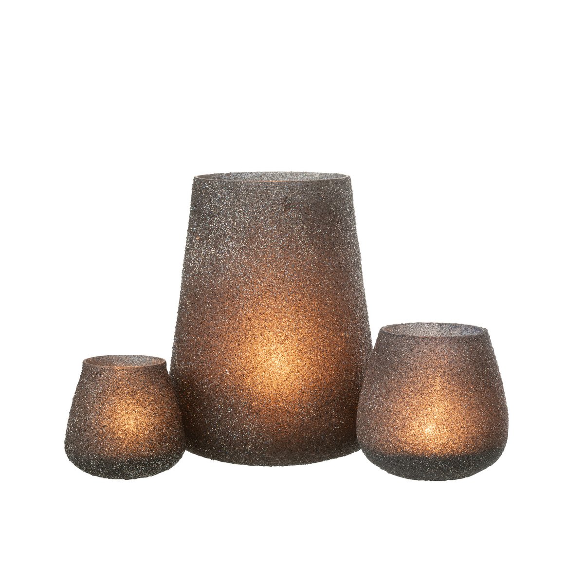 Lanterne J-Line Glitter dans un salon moderne