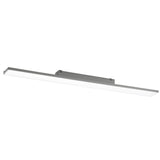 Panneau LED Light "Carente" Longueur 119,5 cm, sans cadre, de nombreuses fonctions, en métal et en plastique, blancs, LED intégrés
