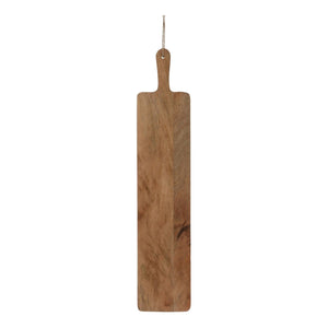 Planche à découper Capri marron en bois, vue de face