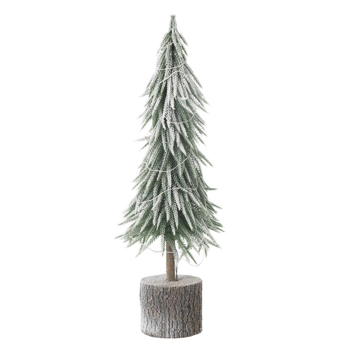 Sapin de Noël A+Led vert neige - vue d'ensemble
