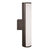 Lumières à LED "Flair", 30 cm en métal gris et en plastique, avec LED intégrée