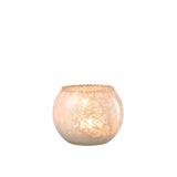 Lanterne J-Line en verre rose, vue de face