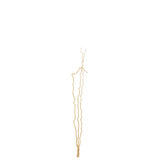 Détail de la branche de décoration J-Line, fleurs séchées en rotin naturel