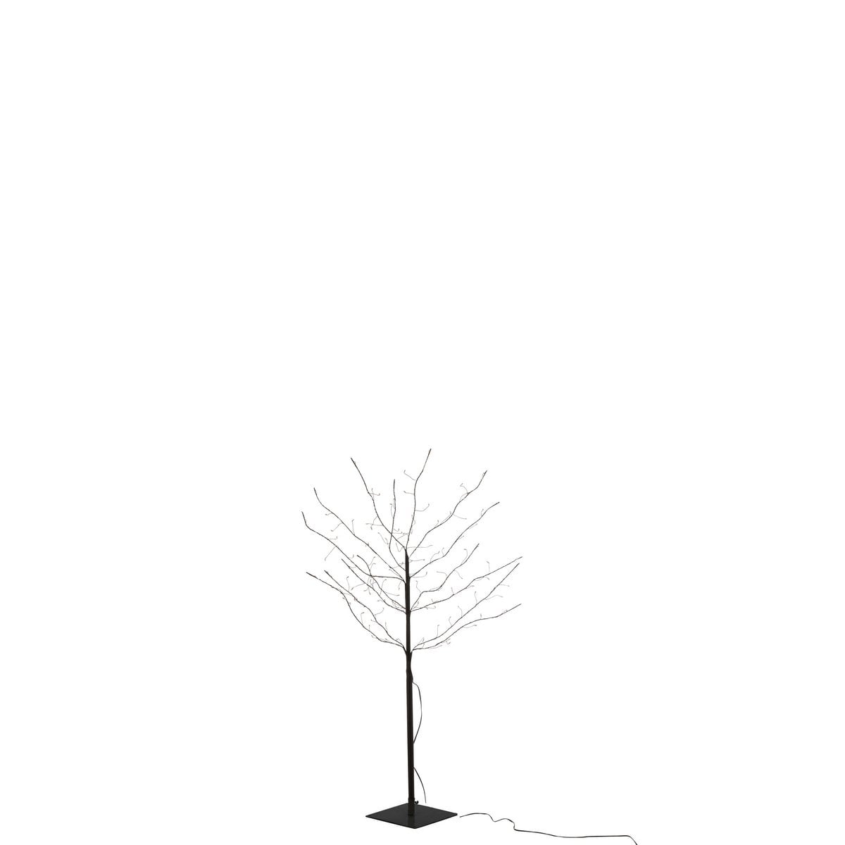Vue d'ensemble de l'arbre décoratif J-Line, illuminant un espace moderne