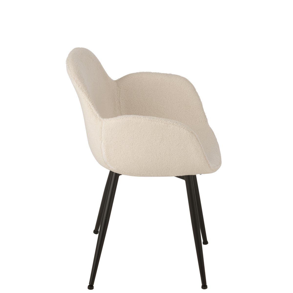 Chaise J-Line blanche dans un intérieur moderne