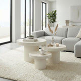 Table d'appoint Lux Blanc cassé