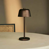 Lampe de table rechargeable Anton Espresso Marron