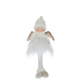 Chapeau Ange Textile Blanc/Or de J-Line, élégant et festif