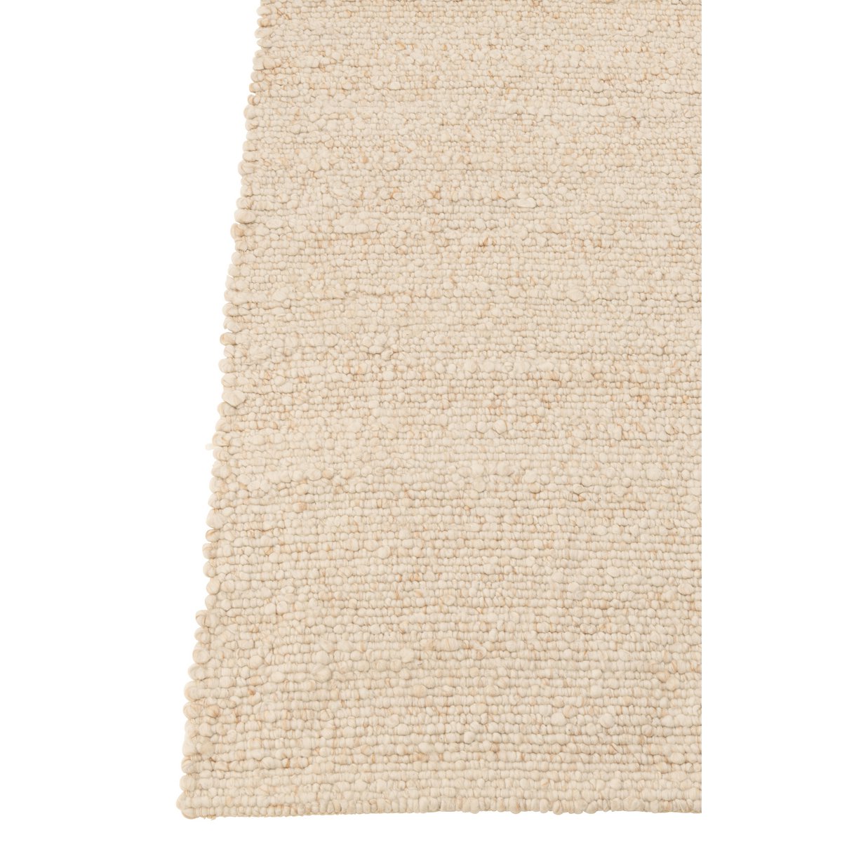 Tapis J-Line Tissé en polyester écru, vue d'ensemble élégante