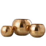 Photophore J-Line Ball Craquelé, éclairage doux