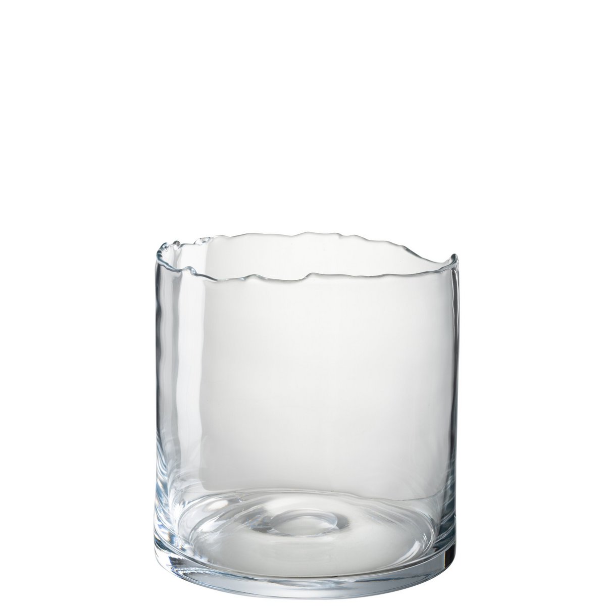 Lanterne J-Line Irregular Edge High - verre - transparent