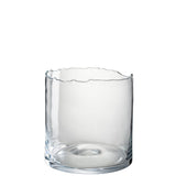 Lanterne J-Line Irregular Edge High - verre - transparent