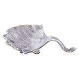 Shell Decorative Bowl Master Boîte à 12 parties en aluminium Ginkgo Grande coque en or ou en argent