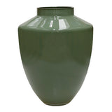 Vase Tugela en verre vert pastel