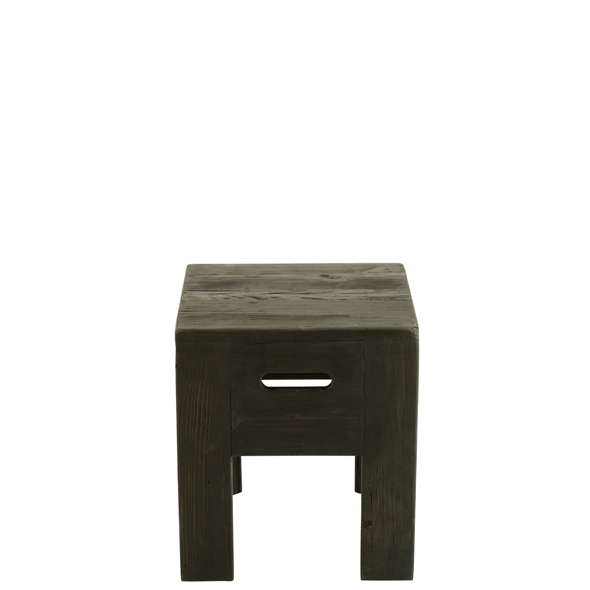 Détail du bois de pin noir du tabouret J-Line Will