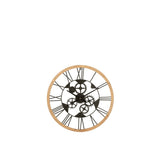 Ambiance intérieure avec l'horloge J-Line Klok Roman sur un mur