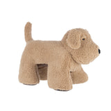 Butoir de porte chien beige en polyester de J-Line, élégant et fonctionnel