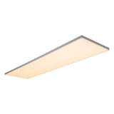 Panneau LED Light "Carente" Longueur 119,5 cm, sans cadre, de nombreuses fonctions, en métal et en plastique, blancs, LED intégrés