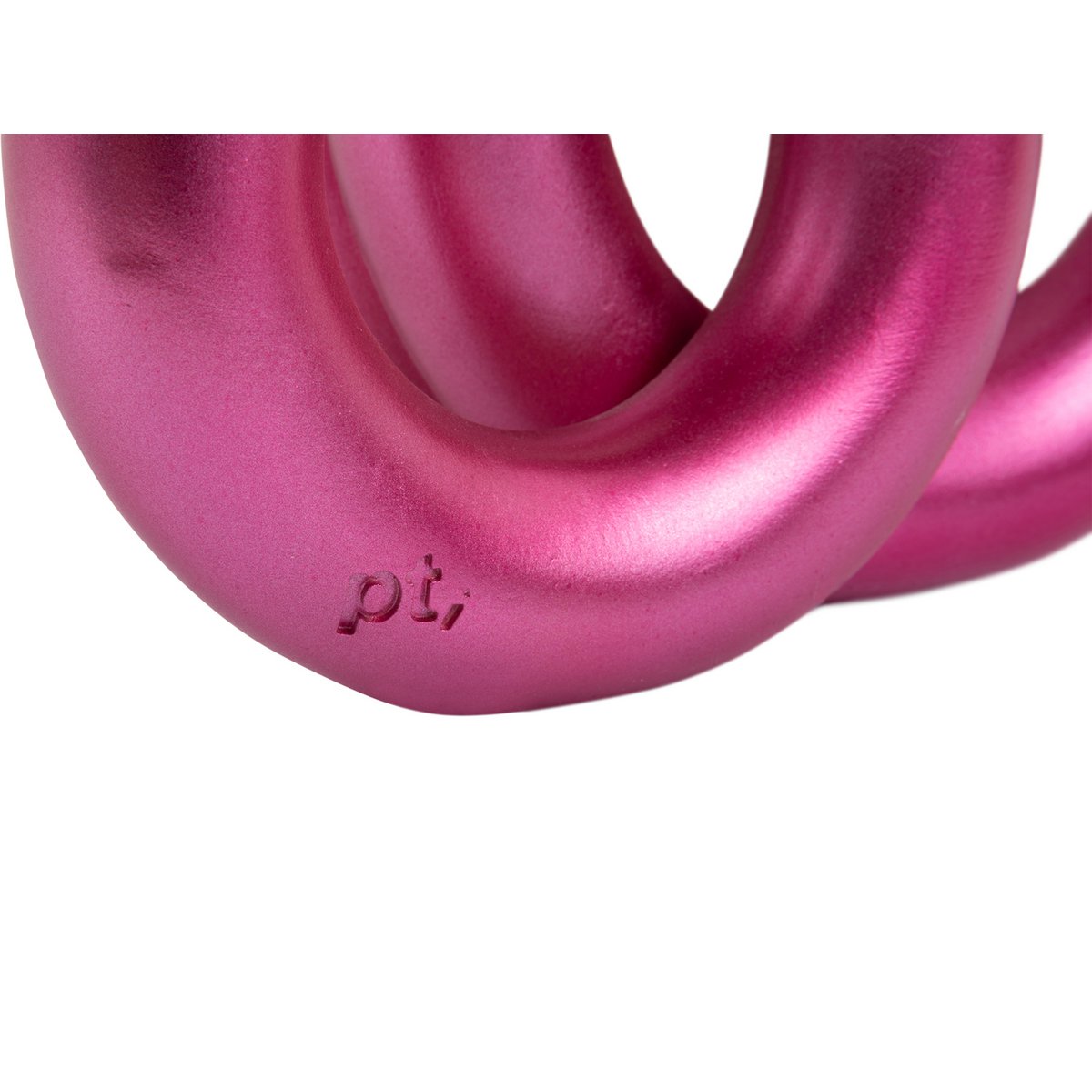 Détail du design en anneaux du Bougeoir Anneaux Moyen