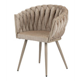 Crème de chaise d'onde (ensemble de 2)
