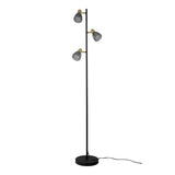 3 lampe à coller Spot "Lindita" H: 150 cm Excl. Lumineux