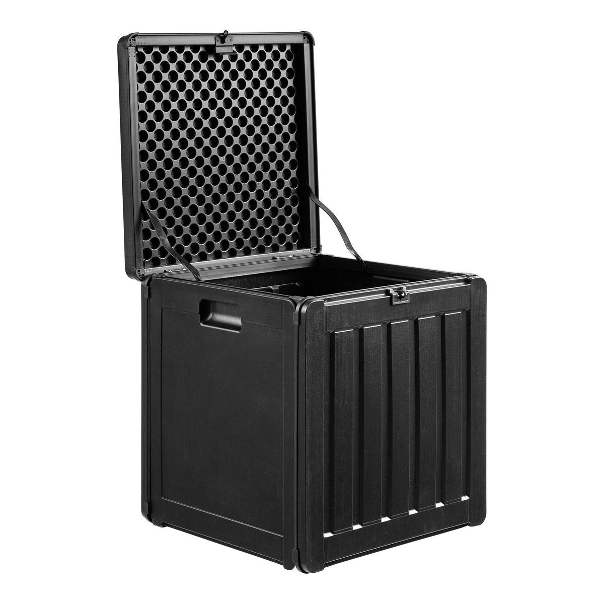 Boîte à coussins Sobra avec couvercle ouvert