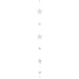 Pendentif Noël Étoiles J-Line en coton mâché, décoratif pour intérieur