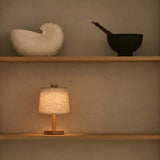Lampe rechargeable en bois marron clair Rover