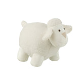 Cale-porte J-Line en polyester blanc, vue de face