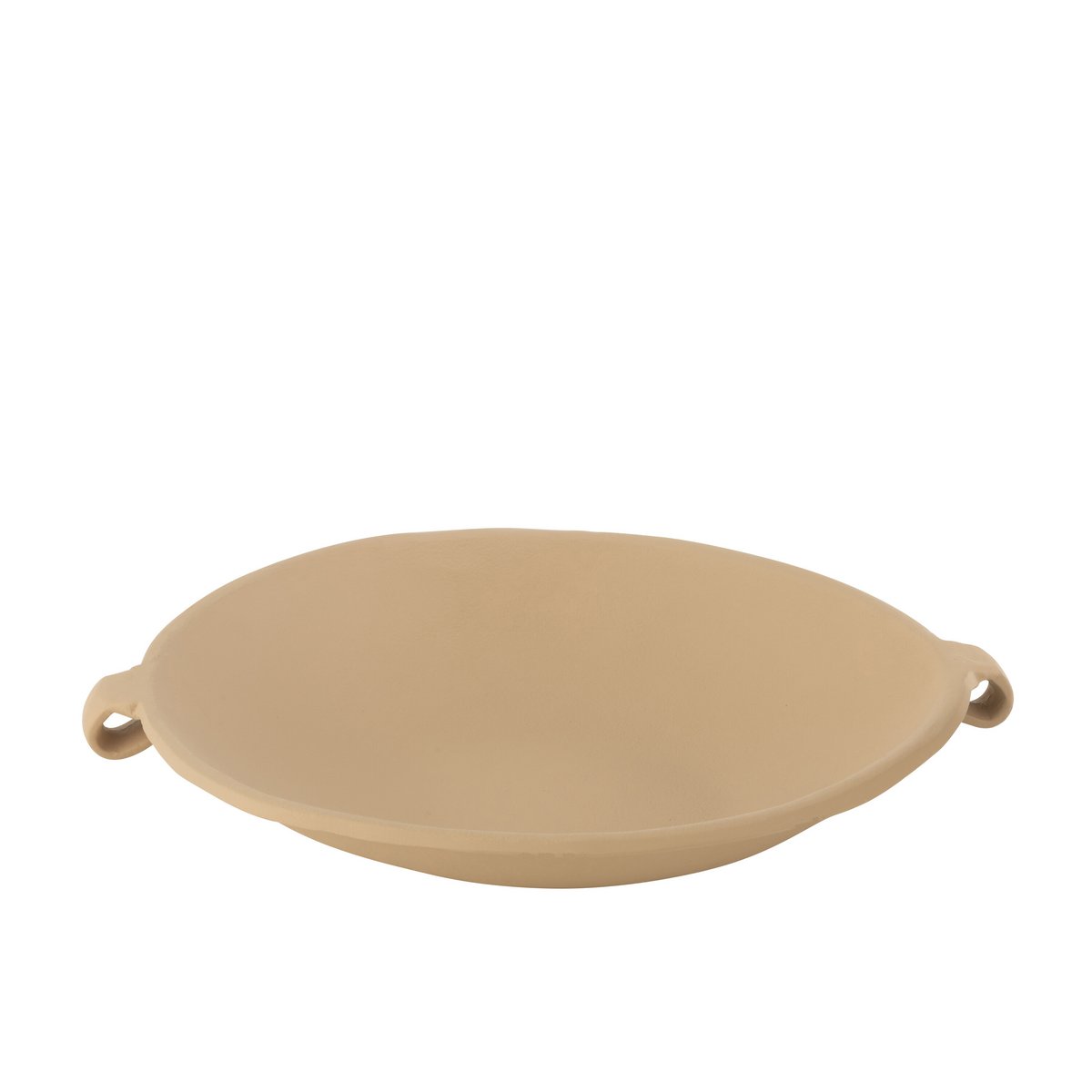 Plateau Agra Aluminium Beige - Élégant et contemporain, 40 cm