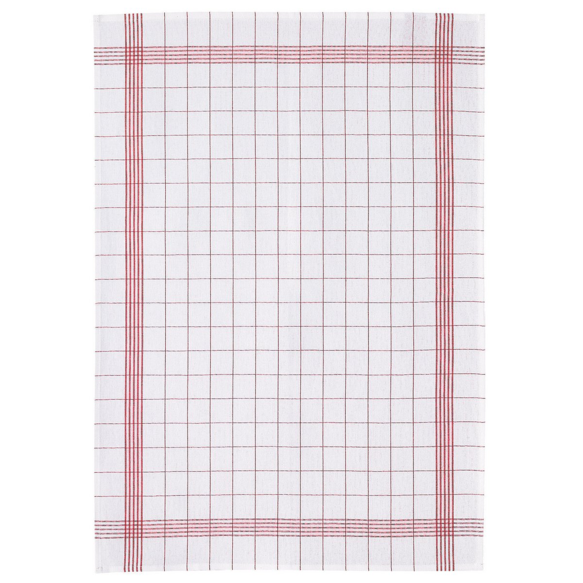 Torchon Metis Carreaux rouge